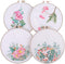 FOXTEMO 4 Sets Embroidery kit for Beginners Adults, 1 Pack 20CM Embroidery Hoops, Adults Starter Cross Stitch Kit DIY Needlepoint Kits......