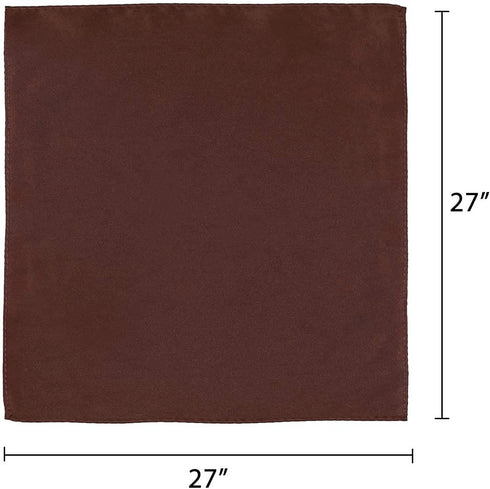 AOLIGE Scarf Satin Square Neck hair scarfs for Women 27" x 27"...