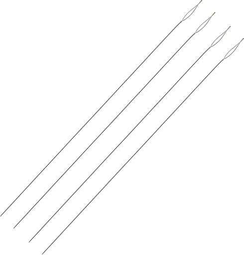 The Beadsmith Basic Elements Collapsible Eye Needles – 5 Inch Long – Flexible Twisted Wire – Large Eye, Easy to Thread – 4 Medium Needles...