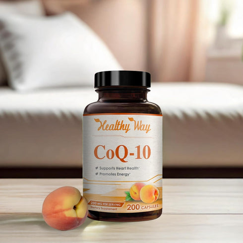 Coenzyme Q10 200mg CoQ10 Supplement -Once Daily CoQ10 200mg Powder Capsules for Heart Health, Antioxidant & Energy Support -Non-GMO, Quick Absorpt...