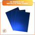 MONCURIOZY 10 Sheets A4 250GSM Colored Metallic foil Paper for Crafts & Arts,Card Making,Scrapbooking and DIY (blue)...