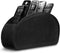 Leather Remote Control Holder with 5 Compartments TV Remote Caddy Storage Box/Tray,Desktop Organizer Store Controller,Glasses,Brush,Media Player,P...