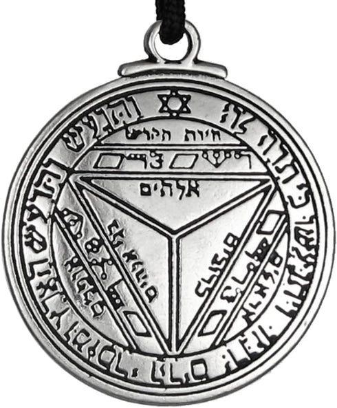 Pentacle of Saturn Success Amulet Key of Solomon Talisman Necklace...