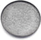 Funerom 9.8 inch Small Round Galvanized Metal Tray Decorative Tray Corrugated Edges...