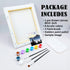 VOCHIC Canvas Painting Kit Pre Drawn Canvas for Painting for Adults Party Kits Paint and Sip Party Supplies 8x10 Canvas to Paint Art Set...