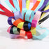 LIUYAXI 100 Yards Solid Grosgrain Ribbon, 3/8" X 5 Yard/Roll, 20 Colors Rainbow Multicolor Fabric Ribbons Roll Perfect for Crafts Gifts Wrapping F...
