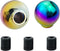 Shifter Knob Chrome Aluminum with 3 Adapter M8 M10 M12 x 1.25 Shift Lever(Blue)...