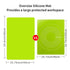 Extra Large Silicone Table Mat, Silicone Mat for Crafts Kids Dinner Placemat Desk Countertop Waterproof Protector Heat Insulation Kitchen Pastry R...