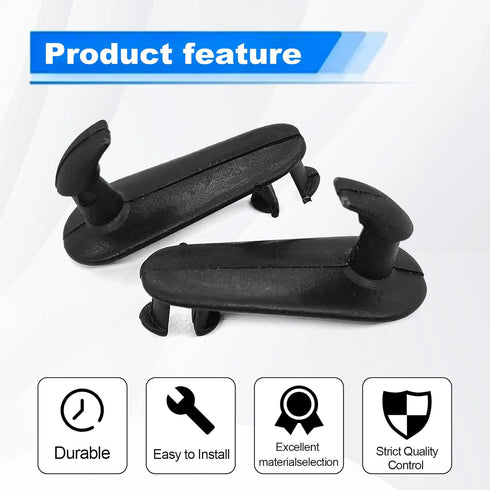 4Pcs Car Floor Mat Clips Floor Carpet Clips Fixing Hooks Compatible with Toyota Lexus Cargo Fastener, Cargo Mat Clip Accessories Black...