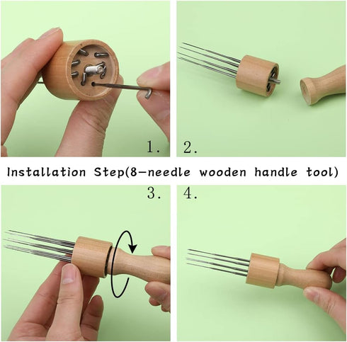 QMNNMA Felting Needles, Complete Needle Felting Tools, Wool Needle Felting Supplies with 36/38/40 Gauge Felt Needles for Beginners and Professiona...
