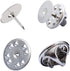 120 Pieces Tie Tacks Blank Pins with 120 Pieces Clutch Back (Silver)...