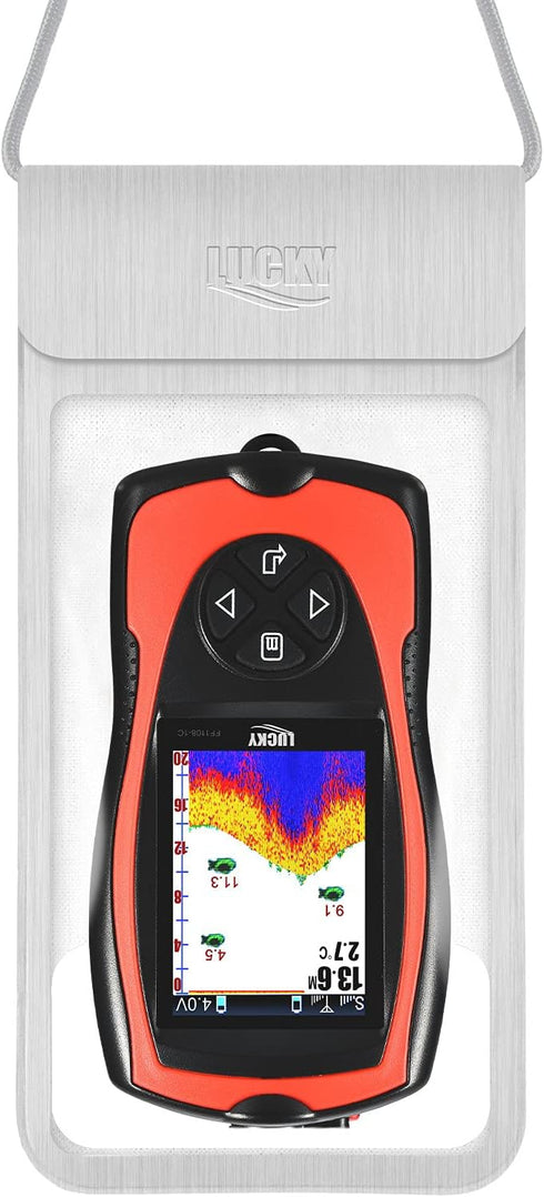 LUCKY Fish Finder Waterproof Case Portable Water Resistant Mobile Bag Handheld Dry Bag Lightweight...