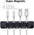 DRM Cable Clips Organizer Magnetic Cable Management Clips Cord Organizer Self Adhesive Sticky for All Wires, Desk Wall Desktop Cord Office Home US...