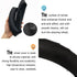 Direct Silicone Auto Car Steering Wheel Cover 13"-15" / 33-38cm, with 4 pcs Air Vent Hook - Black...
