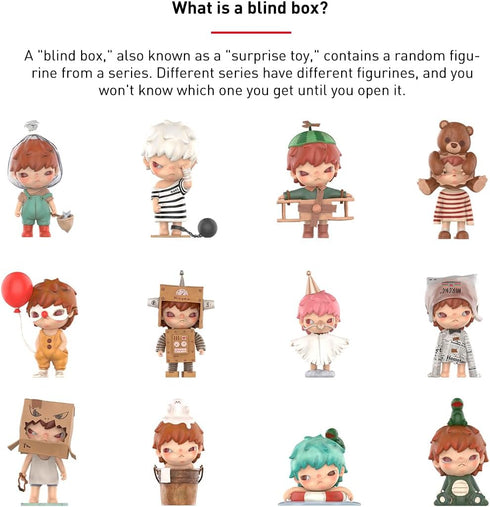 POP MART HIRONO Little Mischief Series, Hirono Blind Box Figures, Random Design Action Figures Collectible Toys Home Decorations, Holiday Birthday...