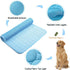 MICROCOSMOS Summer Cooling Mat & Sleeping Pad- Water Absorption Top, Materials Safe, Easy Carry, EZ Clean. Keep Cooling for Pets, Kids and Adults....