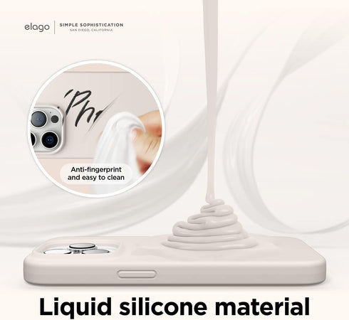 elago Compatible with iPhone 14 Case, Liquid Silicone Case, Full Body Protective Cover, Shockproof, Slim Phone Case, Anti-Scratch Soft Microfiber ...