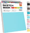 Soucolor 9" x 12" Sketch Book, 1-Pack 100 Sheets Spiral Bound Art Sketchbook, Acid Free (68lb/100gsm) Artist Drawing Book Paper Painting Sketching...
