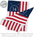 Breeze Decor - Bennington Americana - Everyday Historic Impressions Decorative Vertical Garden Flag 13" x 18.5" Printed In USA...