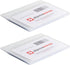 Alpine Swiss SET OF 2 Clear Plastic Wallet Inserts 12 Pages Picture Card Holder...