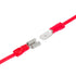 HKS 150PCS Female Vinyl Insulated Spade Connector Red 22-16 AWG - 6.3mm 1/4" Electrical Quick Disconnect Wire Connectors Kit - Tinned Copper PVC T...