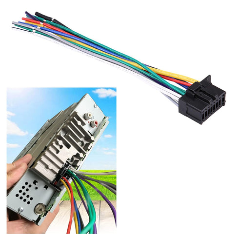 Stereo Radio Wire Harness Cable, 16 Pin Car Stereo Power Speaker Wire Harness CD Plug for Pioneer 2350 in-Vehicle Technology Supplies 16 Pin Radio...