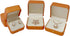 Luxurious Premium Grade Organge PU Leather Jewelry Case for Brooch Pin Badge...
