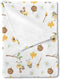 Bee Baby Blanket Honey Daisy Flowers Cute Animals Flannel Blanket Throw Neutral Receiving Blanket Cute Baby Swaddle Blanket for Baby Toddler Boy G...