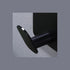 DELITON 8 Pack Adhesive Towel Hooks - Bathroom Towel Hooks/Wall Hooks for Hanging Coat Robe Stick on Bathroom or Kitchen Matte Black Stainless Ste...