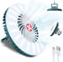 Camping Fans for Tents, Hiking Camping Gear Essentials, Battery Operated Fan for Camping, USB Rechargeable with Magnetic and Hook, ??-?? LED campi...