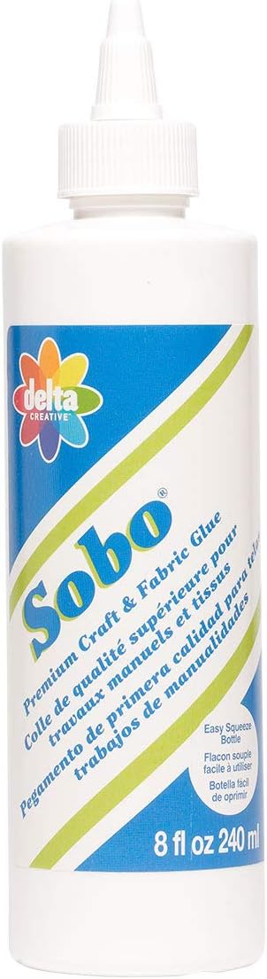 Plaid Delta 108 Sobo Premium Craft and Fabric Glue, 8-Ounce...