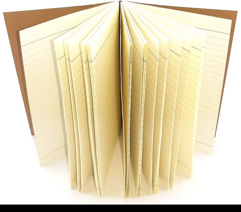 Lined Paper Refill Notebooks – for Sovereign-Gear Refillable Leather Journal – Eco Friendly Acid-Free & Tree-Free Recycled Sheets A5 Ruled Notepad...