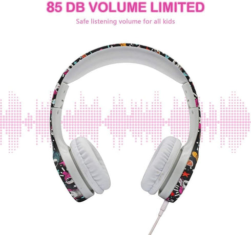 Girls Headphones for Kids,Toddler Kid Headphones with mic & Audio Sharing Port+ Volume Limited,Boys Girls Baby Children Toddlers School use?(Girls...