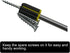 2-Piece Self-Adjusting Bit Magnetizer Ring/Demagnetizer for 5/32 to 1/4 Inch(4 to 6.5mm) Hex and Round Shank, Screwdriver Bit Drive Holder, Powerf...