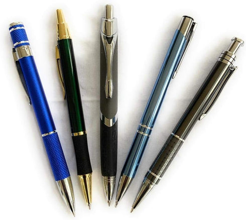 15 Misprint Metal Ballpoint Ink Pens - Assorted...