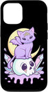 iPhone 13 Kawaii Pastel Goth Cute Creepy Witchy Cat and Skull Case...