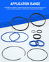 Hydraulic Log Splitter Cylinder Rebuild Seal Kit for 4.0"Bore x 1.75" Rod Cylinder, Dirty Hands Tools Huskee Log Splitter Parts Hydraulic Cylinder...