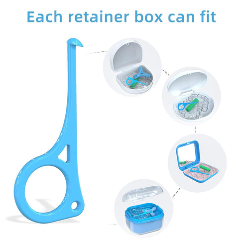 Aligner Removal Tool, 20 Invisible Braces Removal Tools, Retainer Remover Tool, Suitable for Removing Braces, Trays, Retainers, Dentures and Align...