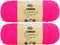 Bulk Buy: Caron Simply Soft Yarn Solids (2-Pack) (Neon Pink)...