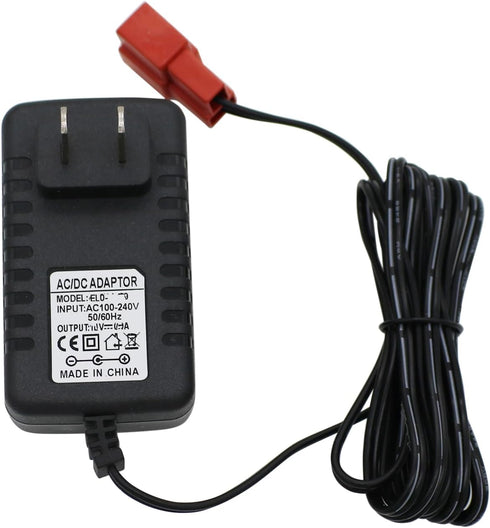 12V Battery Charger for Ride On Toys, fit for Mercedes Benz, Truck Car, Best Choice ATV Power Adapter, Red Square Plug...