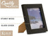 Klikel 5x5 Black Picture Frame - Made of Real Wood With Glass Photo Protector - Wall Hanging And Table Standing Display...