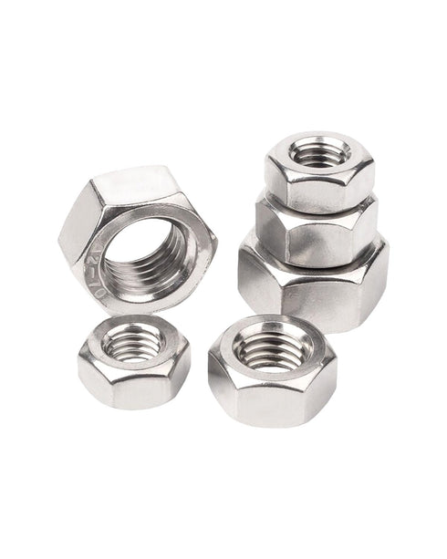 M12 Hex Nuts - IMScrews 304 Stainless Steel Hex Nuts - Durable, Rust-Resistant Fasteners for Home Repair and Professional Projects Pack of 10...