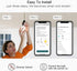 TREATLIFE Smart Light Bulbs, 2.4GHz WiFi LED Light Bulb, Dimmable Smart Bulb Compatible with Alexa, Google Home, SmartThings, UL Certified Warm Wh...