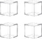 Acrylic Box with Lid, 4 Pack Small Square Acrylic Container 2.2x2.2x2.2Inch/55X55X55mm Plastic Square Cube Containers with Lid Storage Box for Can...