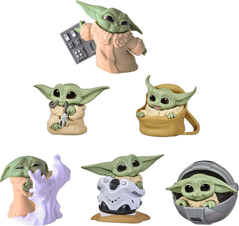 Baby Yoda Gifts,Baby Yoda Action Figure 2.2-Inch,Baby Yoda Doll,Baby Yoda Toys for Kid, Souvenir Desk Decoration for Adult(6 Pack)...