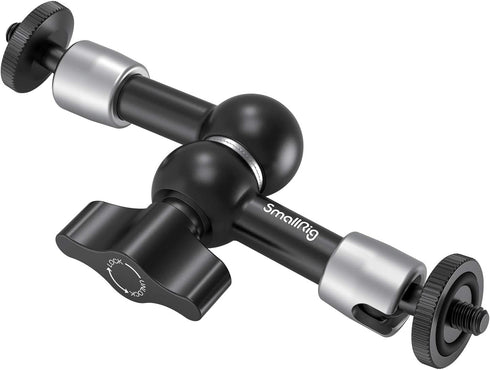 SmallRig 5.5 Inches Adjustable Friction Articulating Magic Arm, with Both 1/4" Screw for LCD Monitor/LED Lights - 2065B...