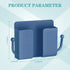 6 Pieces Wall Mount Phone Holder Self-Adhesive Wall Beside Organizer Storage Box Plastic Charging Phone Stand Remote Wall-Mounted Phone Brackets H...