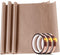 3 Pack PTFE Teflon Sheet 16 x 20" and 3 Rolls 10mm X 33m Heat Resistant Sublimation Tape for Heat Press Transfer Non Stick Paper Reusable Heat Res...