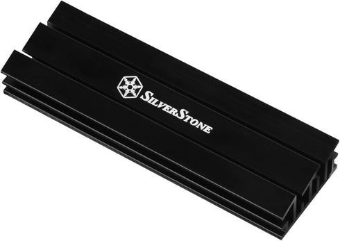 SilverStone Technology Aluminum Alloy Heatsink with Multiple Thermal Pads for PCIE NVME M.2 or SATA M.2 TP02-M2...
