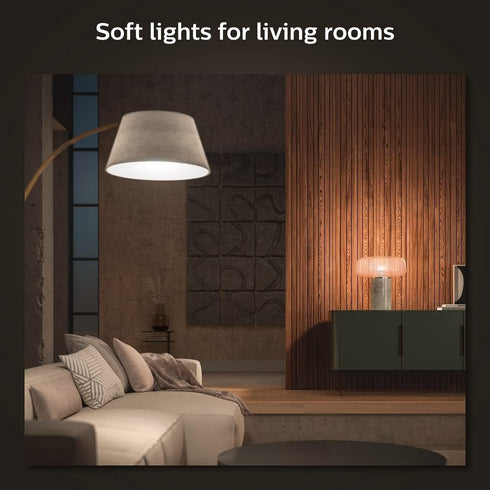 Philips Hue Smart 75W A19 LED Bulb - Soft Warm White Light - 1 Pack - 1100LM - E26 - Indoor - Control with Hue App - Works with Alexa, Google Assi...
